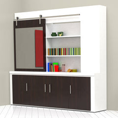 Easy To Install Modern Interior Smart Sliding Wood Door Closet Door Office Door System on China WDMA