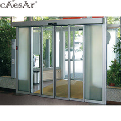 Easy to install and miantain tempered glass telescopic sliding door on China WDMA