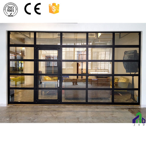 Glass Garage Door With Pedestrian Door