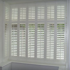 Elegant Interior Plantation Wood Window Shutters on China WDMA