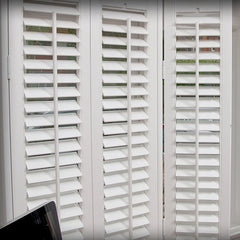 Elegant Interior Plantation Wood Window Shutters on China WDMA