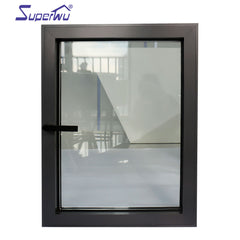 Energy saving double glass window aluminium casement window insulate window with superhouse System on China WDMA