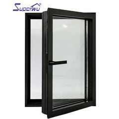 Energy saving double glass window aluminium casement window insulate window with superhouse System on China WDMA