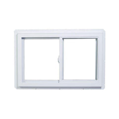 Engery-saving glass panel sliding pvc window or door vinyl window UPVC frame double hung windows on China WDMA