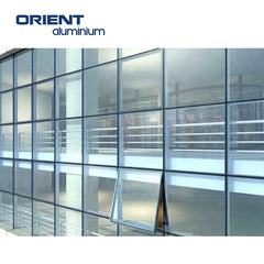 Engineering Exterior Commercial Building Materials Aluminum Profiles Invisible Frame Curtain Glass Wall on China WDMA