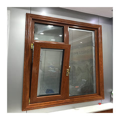 Euro system aluminium folding window tinted glass on China WDMA