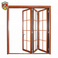 European modern house design soundproof tempered glazed folding doors and windows on China WDMA