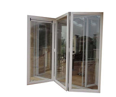 Exterior Customized Size Insulated Glass Aluminum Alloy Bifold Doors on China WDMA