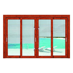 Exterior aluminum sliding glass door on China WDMA