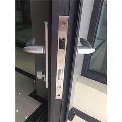 Exterior veranda double glazed custom bifolding door for corner on China WDMA