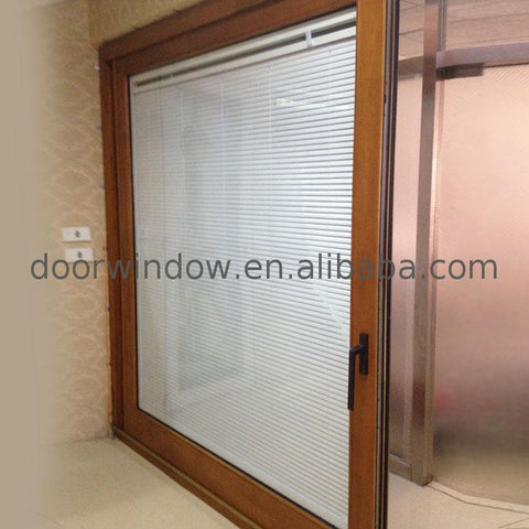 Factory Direct High Quality dual pane sliding patio doors cost of doorwin brown on China WDMA