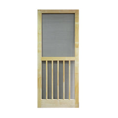 Factory Direct Sales HD Mesh Ventilation Door Frames Mosquito Proofing Netting Wooden Skeleton Screen Door on China WDMA