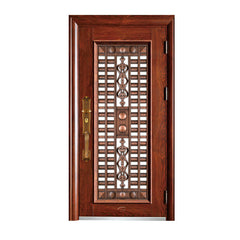 Factory Exterior Security Steel Double Swing Open Door With Steel Security Doors Residential on China WDMA