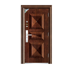 Factory Exterior Security Steel Double Swing Open Door With Steel Security Doors Residential on China WDMA