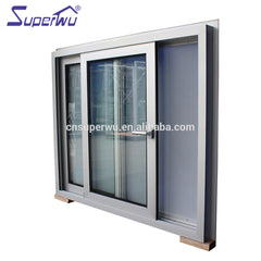 Factory Hot Sales zambia aluminum sliding window price balcony glass unbreakable with cheap on China WDMA