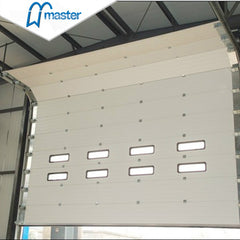 Factory Price Fireproof Sectional Steel Industrial Sliding Door With Torsion Spring on China WDMA on China WDMA