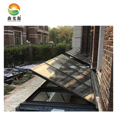 Factory aluminum glass roof system with low price basement window on China WDMA