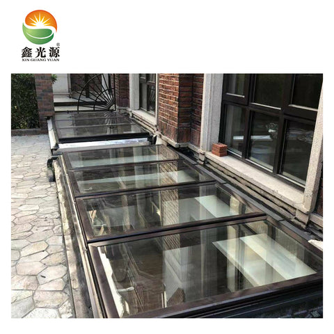 Factory aluminum glass roof system with low price basement window on China WDMA