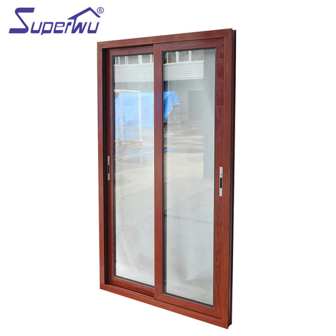 Factory cheap price modern aluminum entry door fiberglass french doors glass lobby with on China WDMA