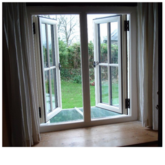 Factory direct supply high quality balcony french doors arched interior half glass panel door Low Price on China WDMA