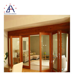 Factory directly sale 6063 aluminum bifold patio doors folding door on China WDMA