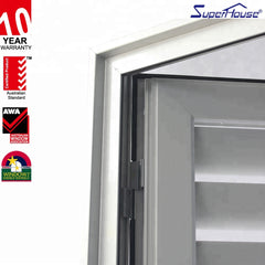 Factory directly supply most popular high quality aluminium louver hinged door on China WDMA