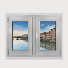 Factory low cost custom design aluminium frame swing glass window on China WDMA