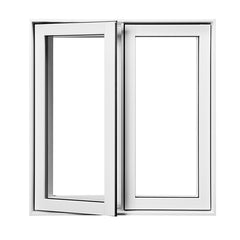 Factory low cost custom design aluminium frame swing glass window on China WDMA