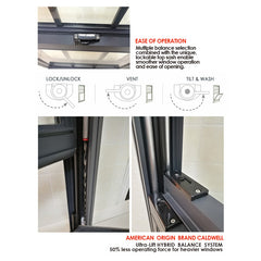 Factory outlet what's the difference between single hung and double windows vertical sliding mechanism window track on China WDMA