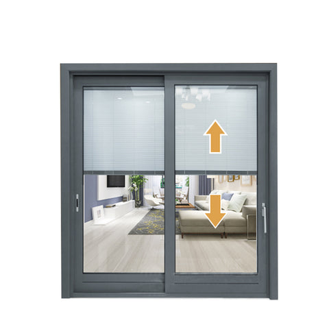 Factory price newest double pane sliding patio doors doorwin windows door prices on China WDMA