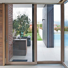 Factory price wholesale new sliding patio doors most energy efficient modern wood on China WDMA