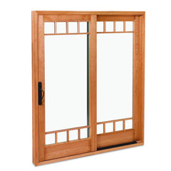 Factory price wholesale new sliding patio doors most energy efficient modern wood on China WDMA