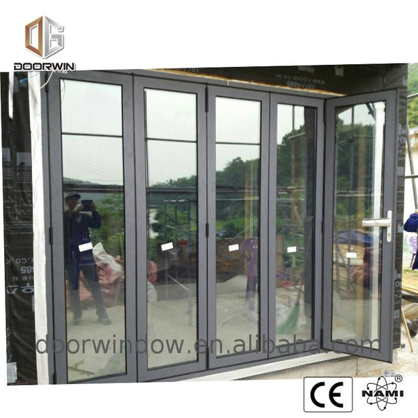 Factory price wholesale white aluminium bifold doors where to buy what size door do i need on China WDMA