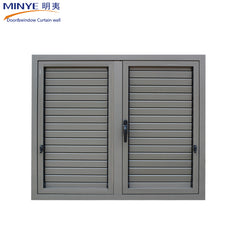 Factory product double tempered glass aluminum profile shutter/louver window crank devices hardware on China WDMA