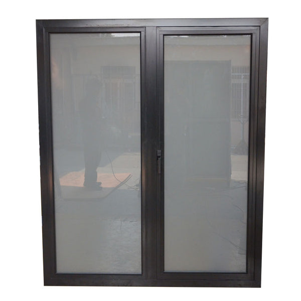 Fashion Aluminum Glass Finished Surface Fiberglass Entry Aluminium Impact Resistant Double Pane Casement Door on China WDMA