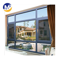 Fashion Aluminum alloy Jalousie Frame Indian double glass casement Window Design Latest Window Design on China WDMA