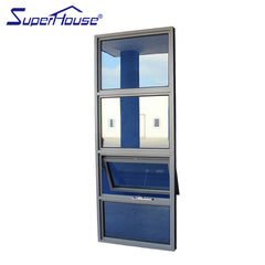 Florida Approval FL23013 hurricane proof impact resistance aluminium awning windows on sell on China WDMA