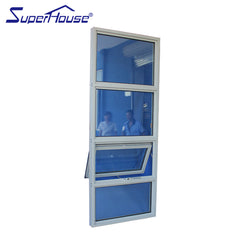 Florida Approval FL23013 hurricane proof impact resistance aluminium awning windows on sell on China WDMA