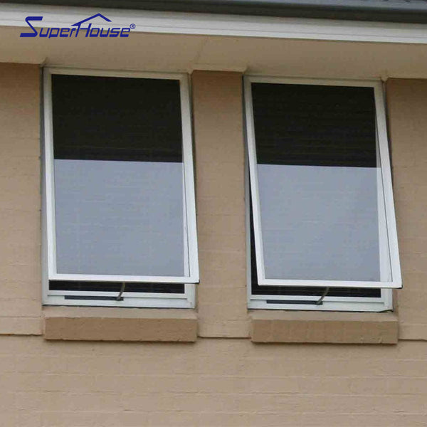 Florida Approval FL23013 hurricane proof impact resistance aluminium awning windows on sell on China WDMA