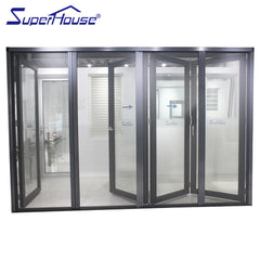 Folding door american thermal break aluminium alloy patio doors prices on China WDMA