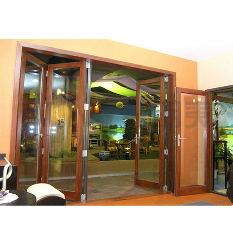 Frameless Wooden Folding Glass Up Doors Exterior on China WDMA