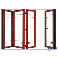 Frameless Wooden Folding Glass Up Doors Exterior on China WDMA