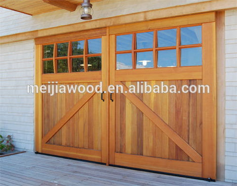 French Style 8-Lite Flat Top And Bottom Z Tremendous Sliding Barn Door With Panes on China WDMA