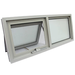 French style aluminum frosted glass toilet single awning window on China WDMA