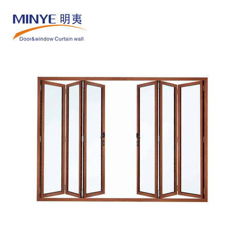 French style folding doors aluminum folding door modern iron doors on China WDMA