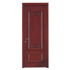 French wooden double walnut 6 panel hardwood exterior doors uk on China WDMA