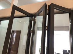 Gold supplier aluminium windows doors in china double glaze bifold window accordion windows