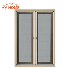 Good Soundproof aluminum double pane casement window used commercial glass windows