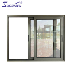 Good quality Sliding window house windows for sale price of aluminum sliding window on China WDMA