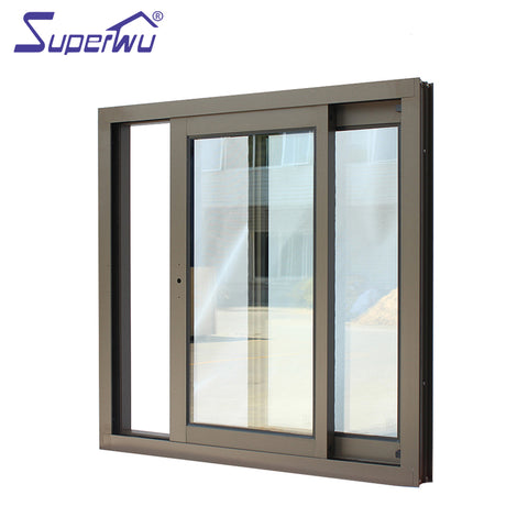 Good quality Sliding window house windows for sale price of aluminum sliding window on China WDMA